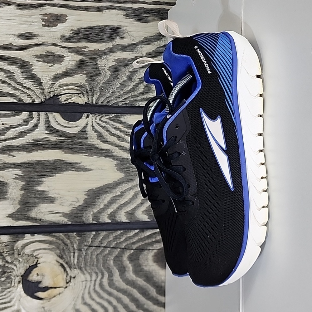 Altra Provision 5 Black Blue Running Athletic Sneakers Shoes Women's Size 9.5